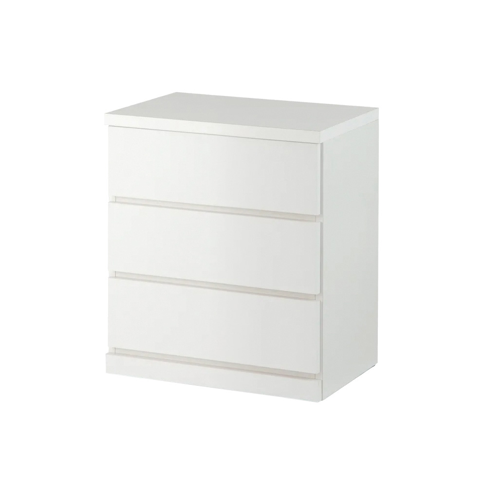 隠しキャスター付きチェスト 3段・高さ67cm幅60cm奥行40cm リビング リビング収納 590130