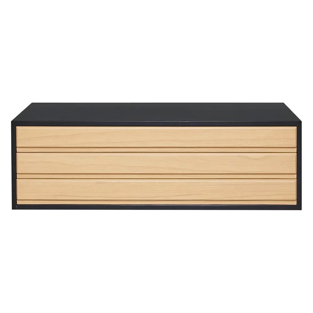 和モダン桐箪笥 着物収納3段 押入れ クローゼット収納 衣類収納 590204