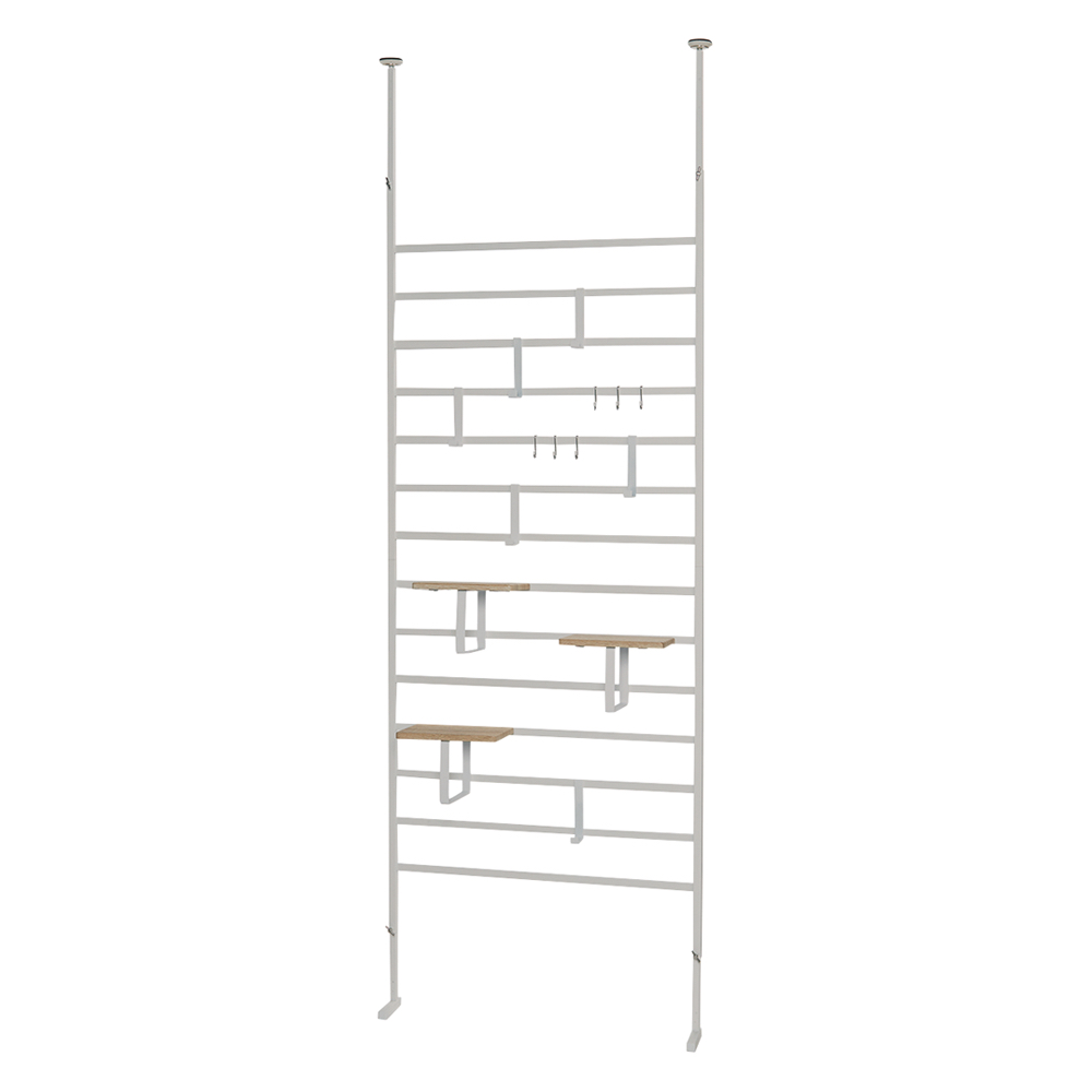 ブルックリン風 突っ張りブティックハンガー 幅85cm 玄関周り雑貨 下駄箱 玄関収納 590311