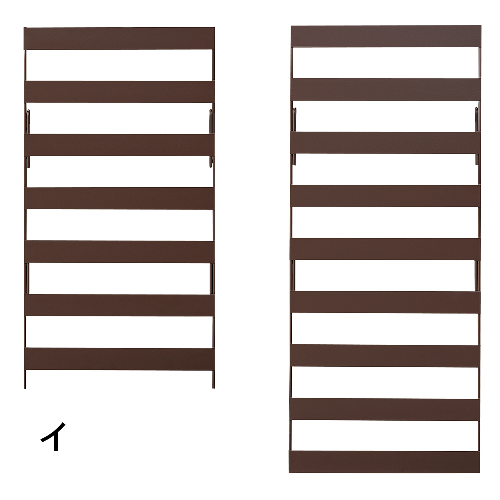 逆ルーバー室外機カバー 【大型対応】サイドパネル2枚組 エアコン室外機カバー 590406