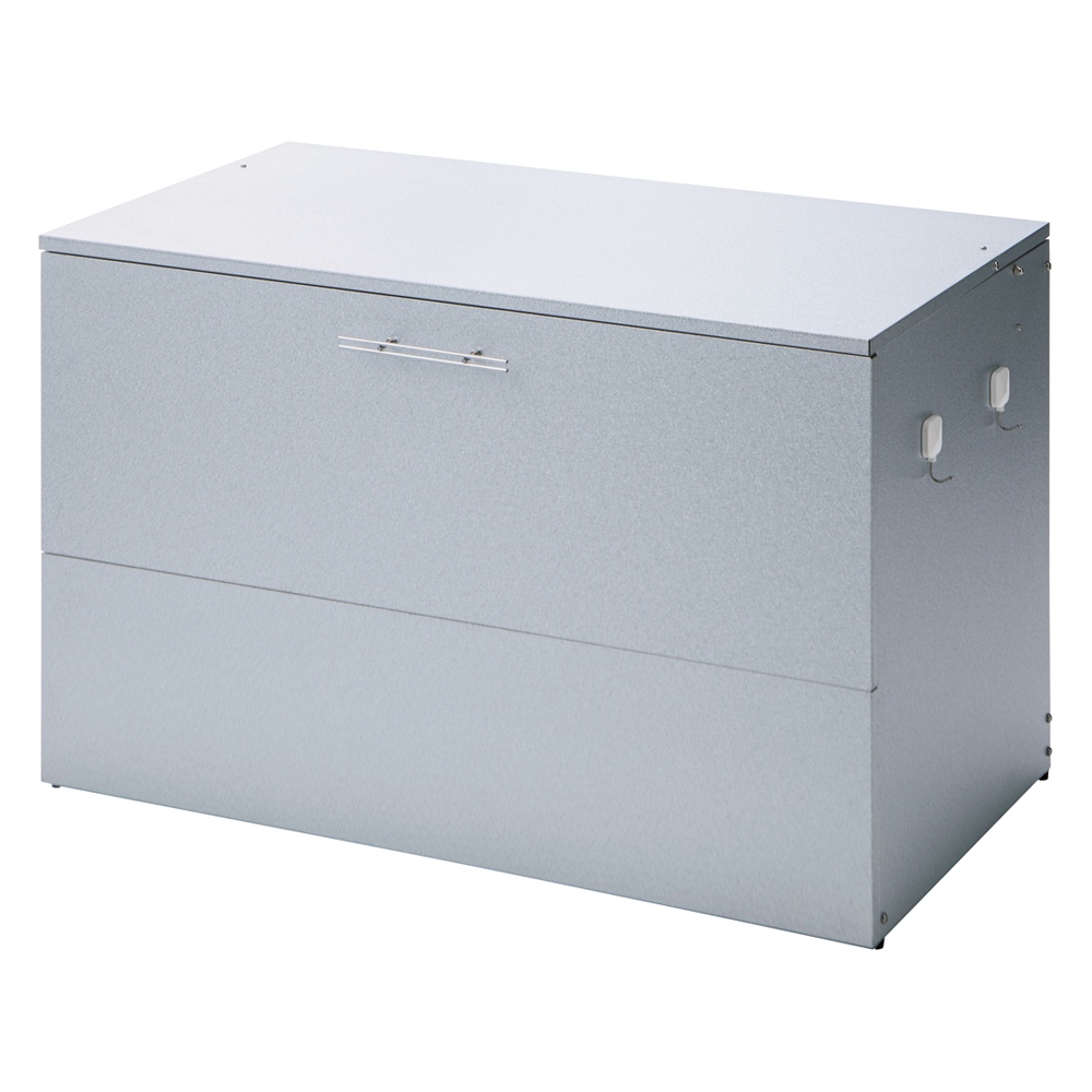 大きく開くガルバ製ゴミ保管庫 幅100奥行56cm 保管庫 590423