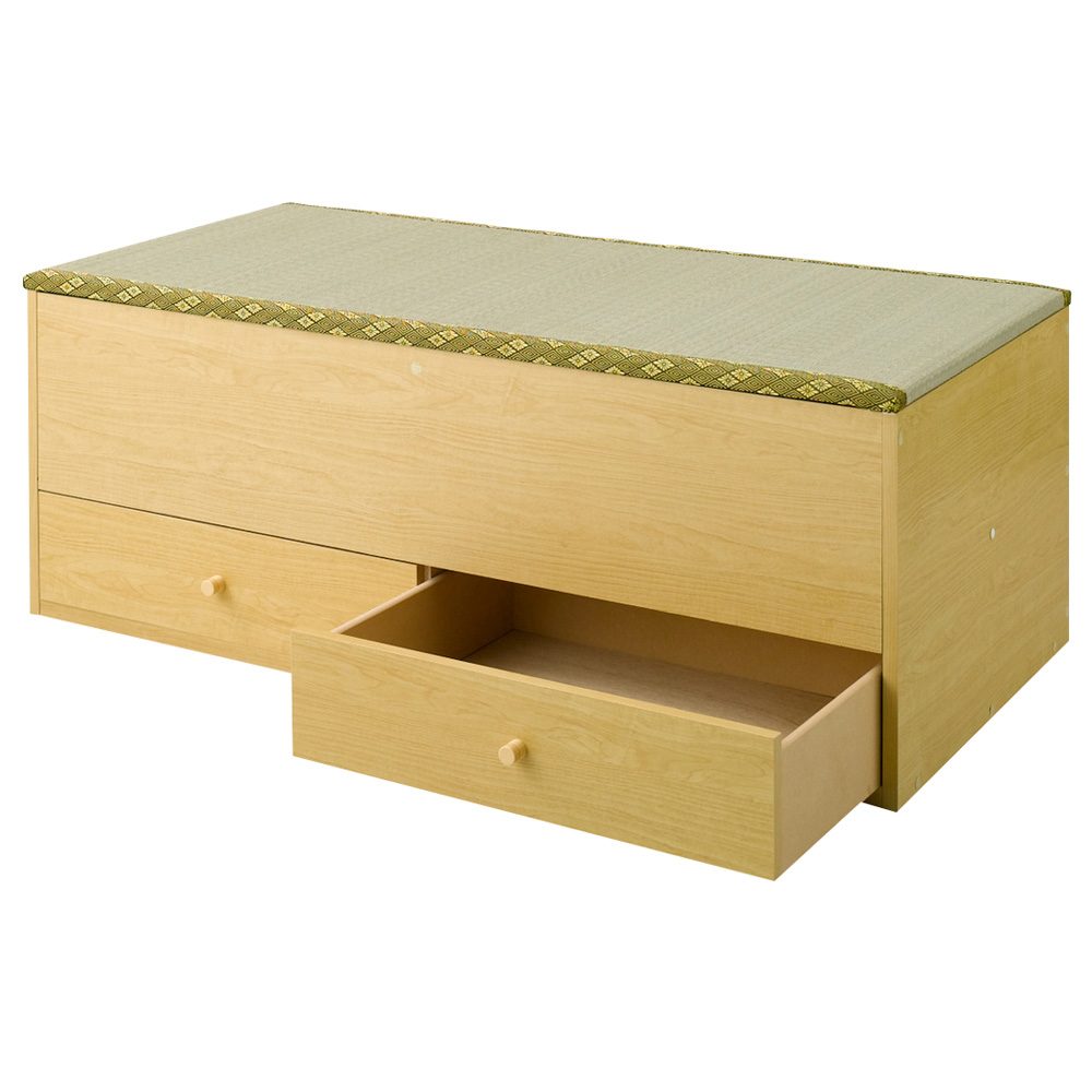 ユニット畳シリーズ 1畳引出し付き 高さ45cm ユニットシェルフ リビング収納 585609