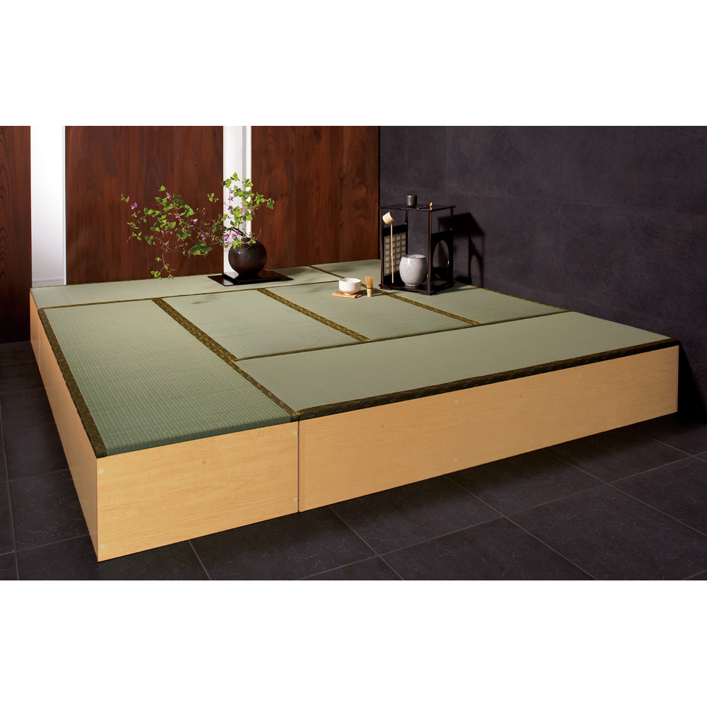 ユニット畳シリーズ お得なセット 8畳セット 幅240奥行240cm 高さ31cm ユニットシェルフ リビング収納 585614