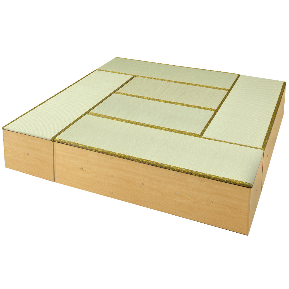 ユニット畳シリーズ お得なセット 8畳セット 幅240奥行240cm 高さ45cm ユニットシェルフ リビング収納 585618