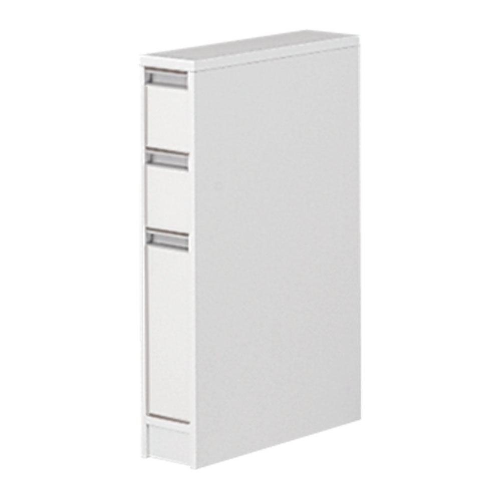 天板が使える すき間収納庫 ロータイプ・幅15cm 洗面所収納 隙間収納 トイレ 洗面所 ランドリー収納 587532