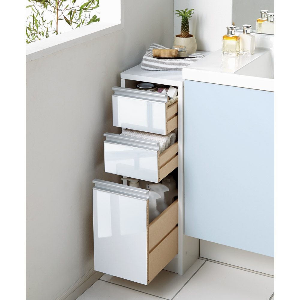 70410 光沢仕上げダブルステンすき間ロータイプ 幅25 幅25奥行55高さ