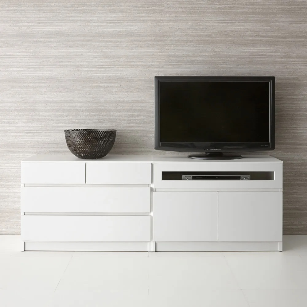 ち*ん様 ディノス ホワイト テレビ台 引き出し付き テレビ台 幅150高さ40cm 【エレガントクラシックシリーズ】 通販