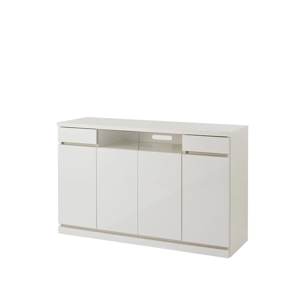 ［幅119cm］ハイタイプテレビ台 高さ75cm 日本製 完成品 キャスター付き 壁面収納テレビ台 テレビ台 テレビボード 587802