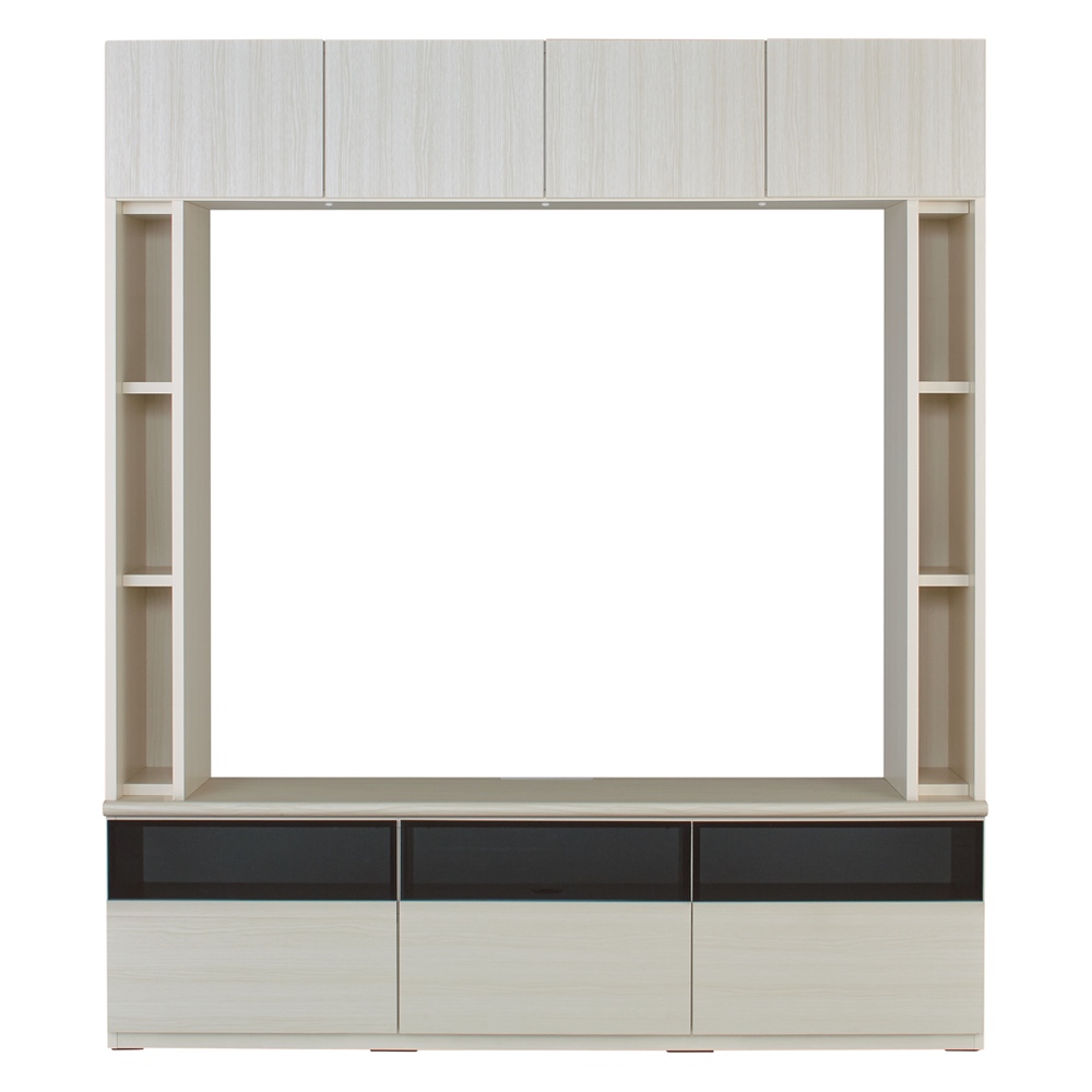 薄型壁面収納テレビ台 幅155高さ180cm 天板高さ42cmタイプ 壁面収納テレビ台 テレビ台 テレビボード 587928