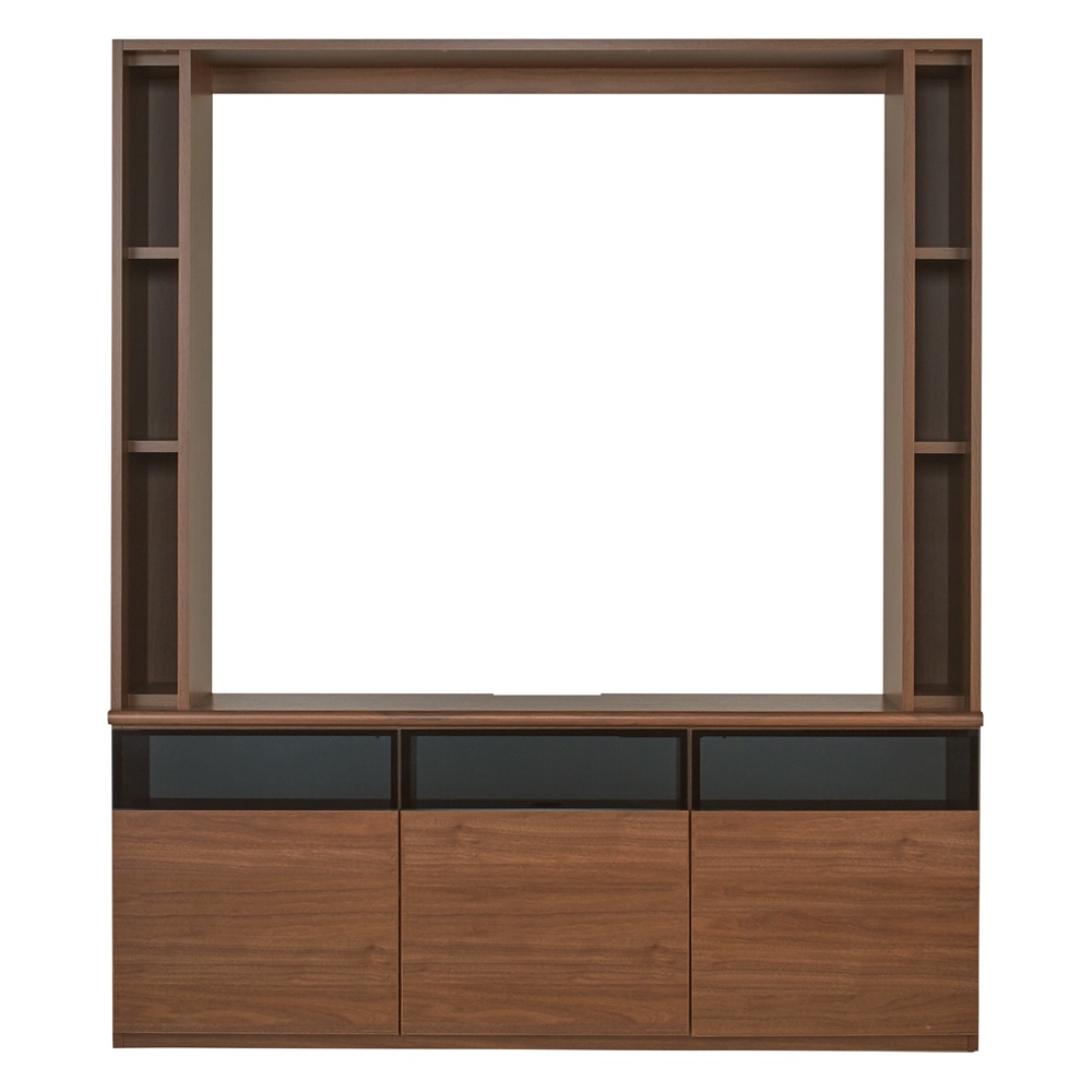 薄型壁面収納テレビ台 幅155高さ180cm 天板高さ62cmタイプ 壁面収納テレビ台 テレビ台 テレビボード 587934