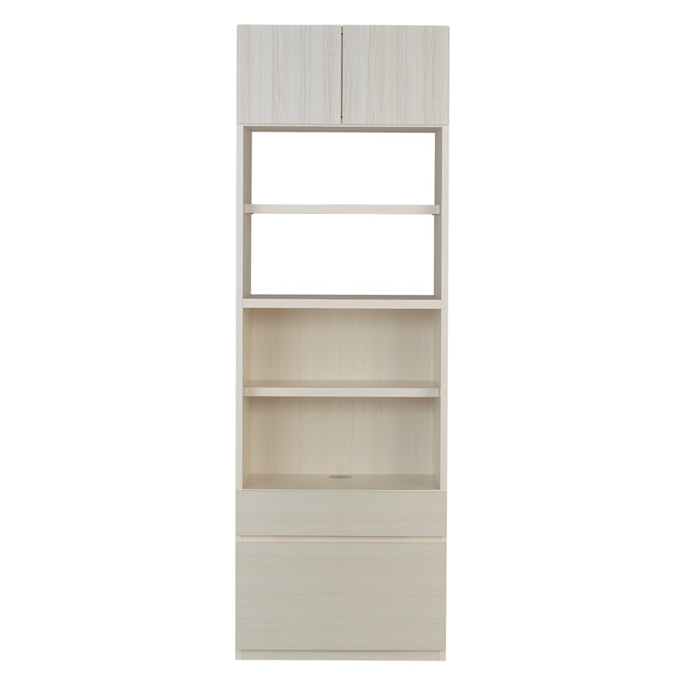 壁掛けテレビ周りに設置!薄型壁面収納シリーズ 収納庫 背板オープンタイプ 幅60奥行35高さ180cm リビング壁面収納 壁面収納 システム収納 587957