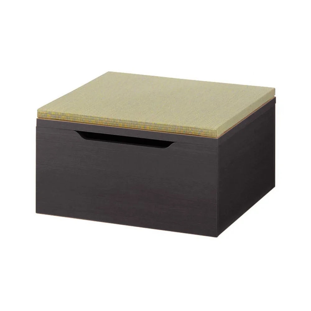 跳ね上げ式収納ユニット畳 ヘリ無しミニ半畳 高さ33cm ユニットシェルフ リビング収納 587972