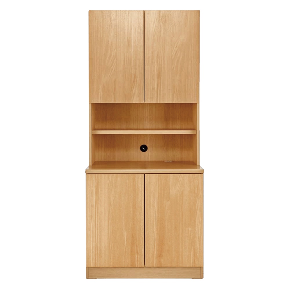 書斎壁面収納シリーズ 収納庫 扉オープンタイプ 幅78cm CD DVDラック 本棚 ラック シェルフ 588349