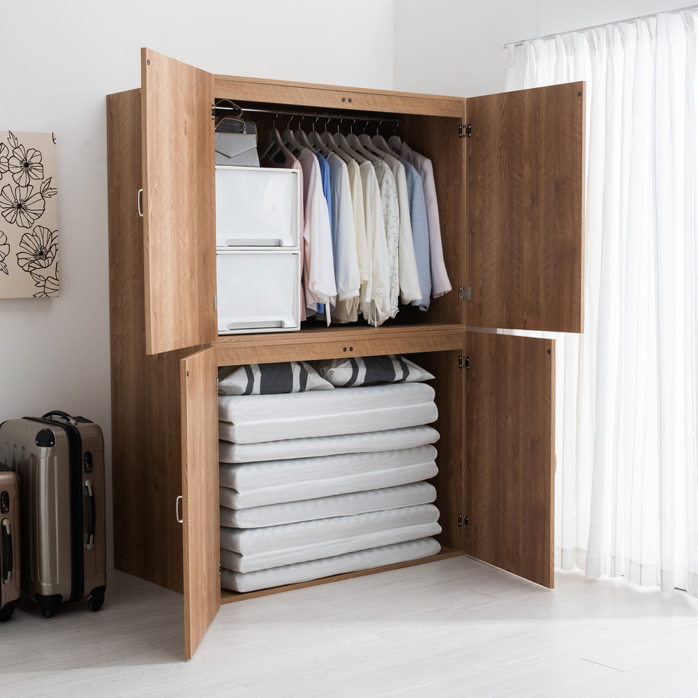 dショッピング |【国産】手軽に押し入れが作れる布団タンス 幅120cm