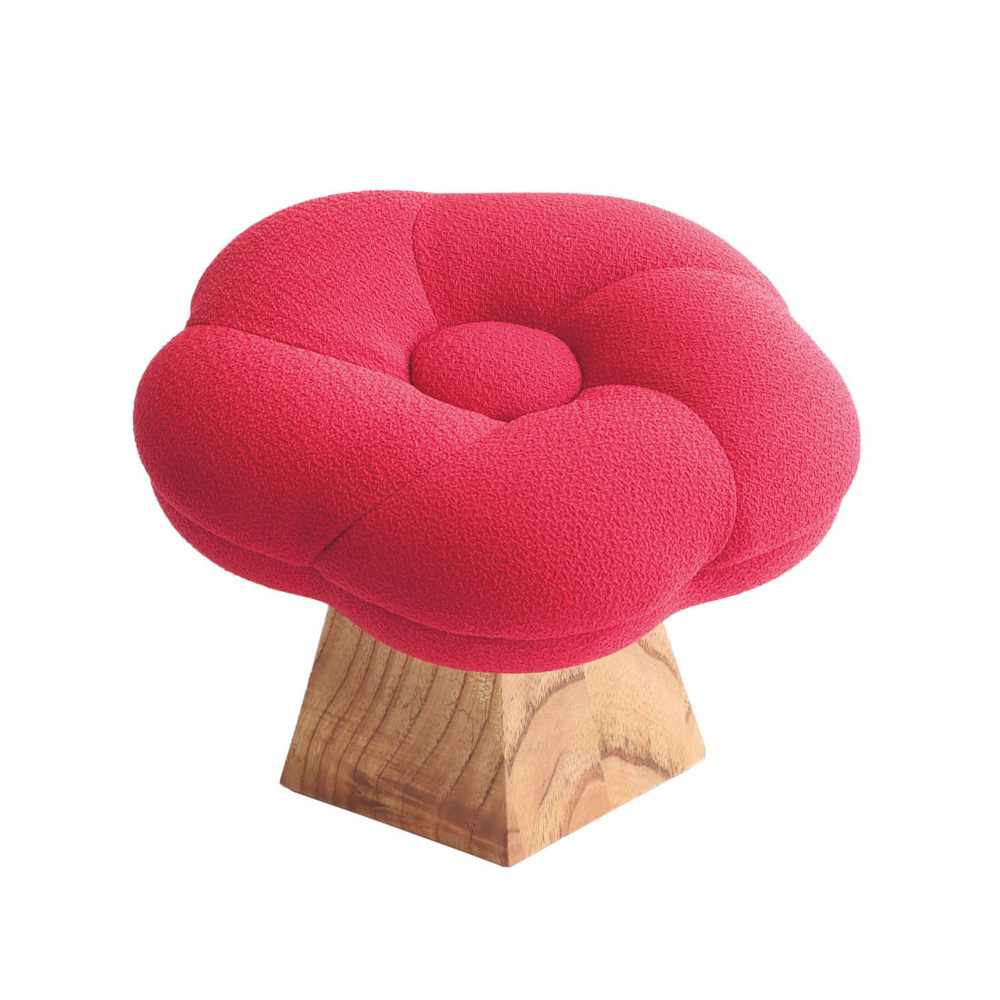 センダン天然木モナカ正座椅子 梅 高さ18cm・19cm幅26cm奥行26cm スツール 丸椅子 椅子 チェア 626321