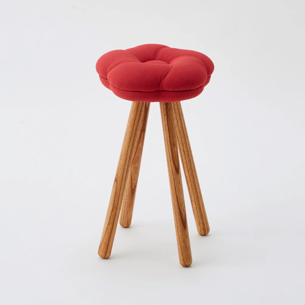 センダン天然木モナカシリーズ スツール 梅 ミドルタイプ 高さ45cm幅29cm奥行29cm スツール 丸椅子 椅子 チェア 626324