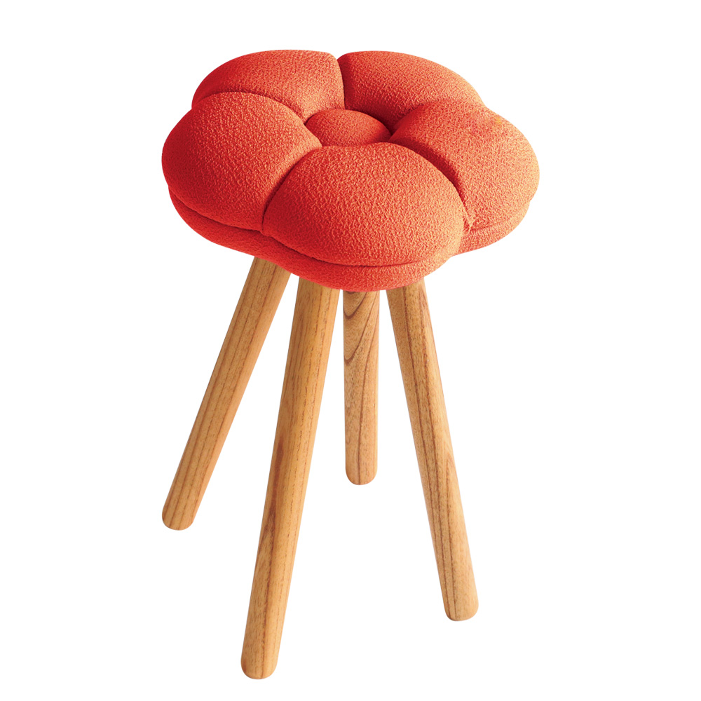 センダン天然木モナカシリーズ スツール 椿 ミドルタイプ 高さ45cm幅29cm奥行29cm スツール 丸椅子 椅子 チェア 626325