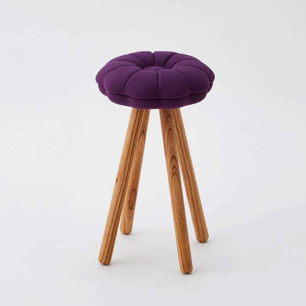 センダン天然木モナカシリーズ スツール 菊 ミドルタイプ 高さ45cm幅29cm奥行29cm スツール 丸椅子 椅子 チェア 626326