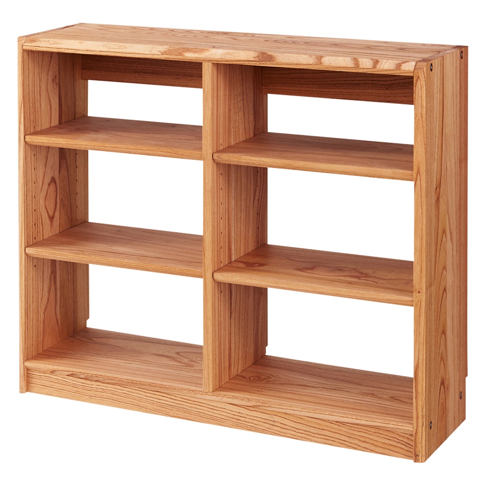 センダン天然木ブックラック 幅90cm キッチンカウンター下収納 キッチン収納 626354