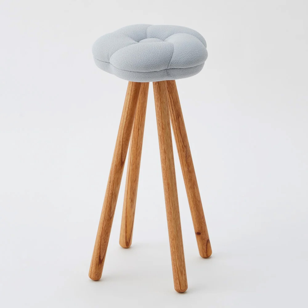 センダン天然木モナカシリーズ スツール 梅 ハイタイプ 高さ55cm幅32cm奥行32cm カウンターチェア 椅子 チェア 626377