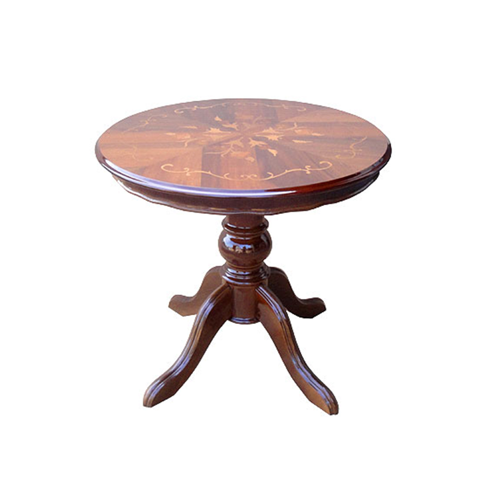 イタリア製 ダイニング丸テーブル 幅80cm奥行80cm高さ72.5cm カフェテーブル テーブル 626451