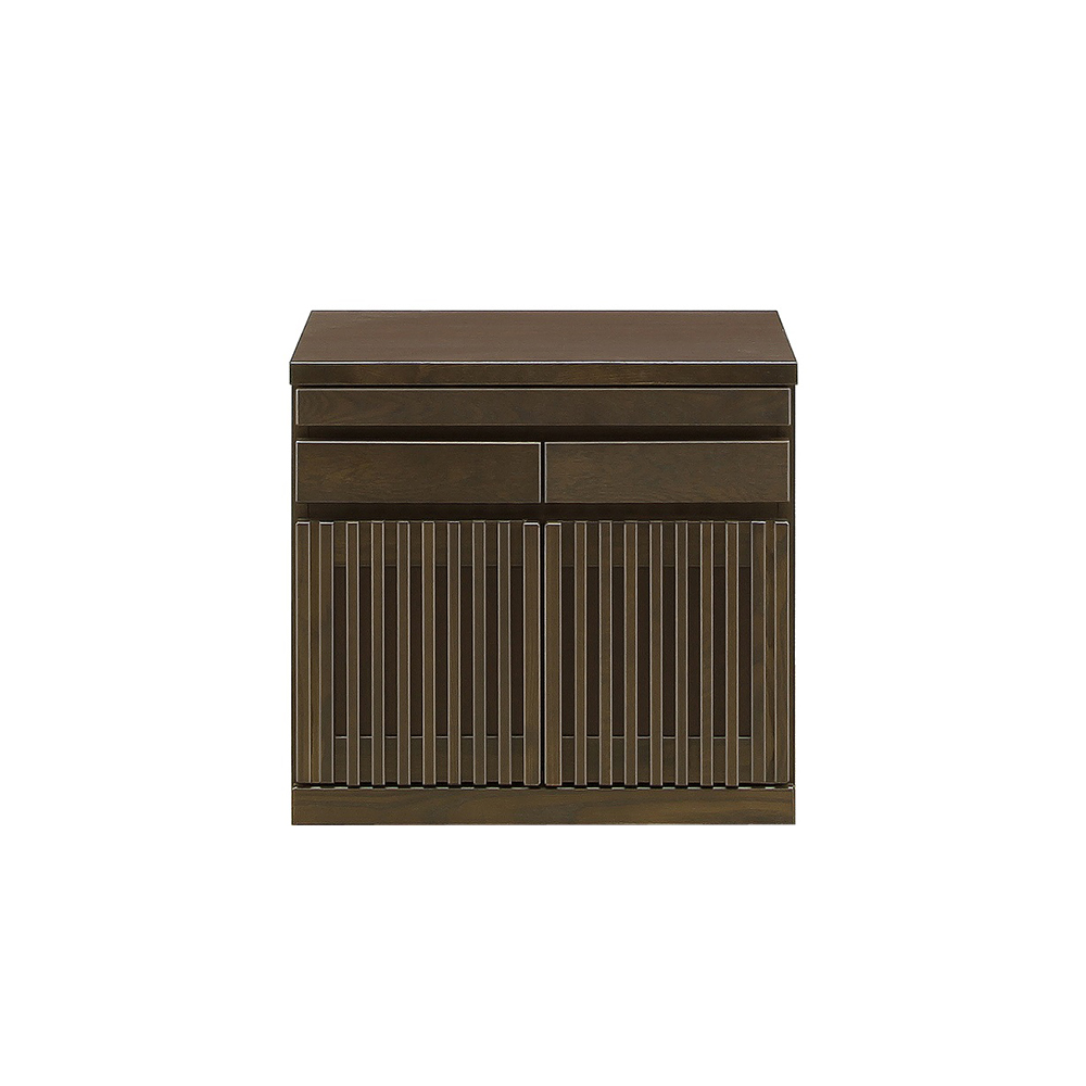 格子天然木仏壇キャビネット 高さ56cm キャビネット リビングボード リビング収納 626522