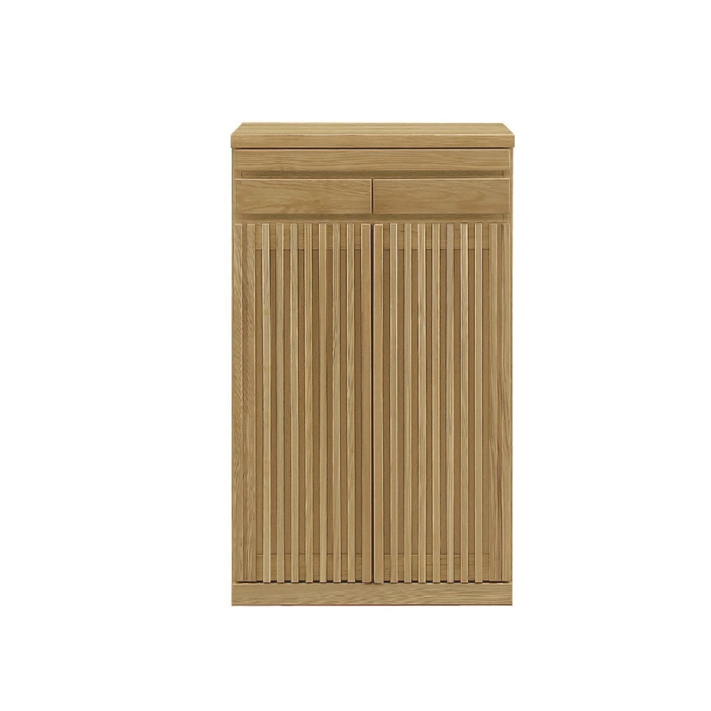 格子天然木仏壇キャビネット 高さ101cm キャビネット リビングボード リビング収納 626573