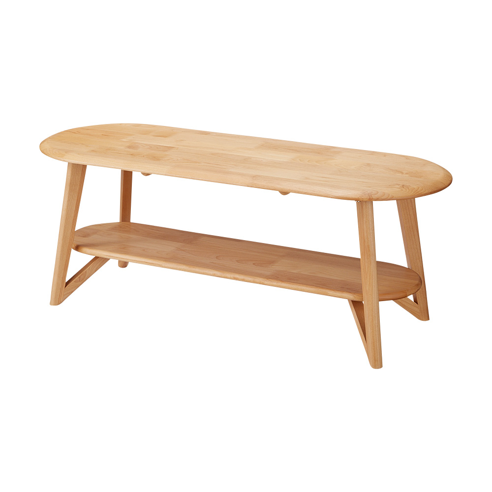 アルダー無垢材テーブル 幅120cm 円形 丸テーブル テーブル 626651