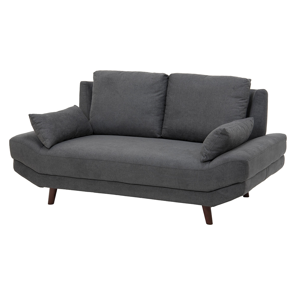 ゆったり座面のごろ寝ソファ 2人用ソファ ファブリックソファ ソファ 626657