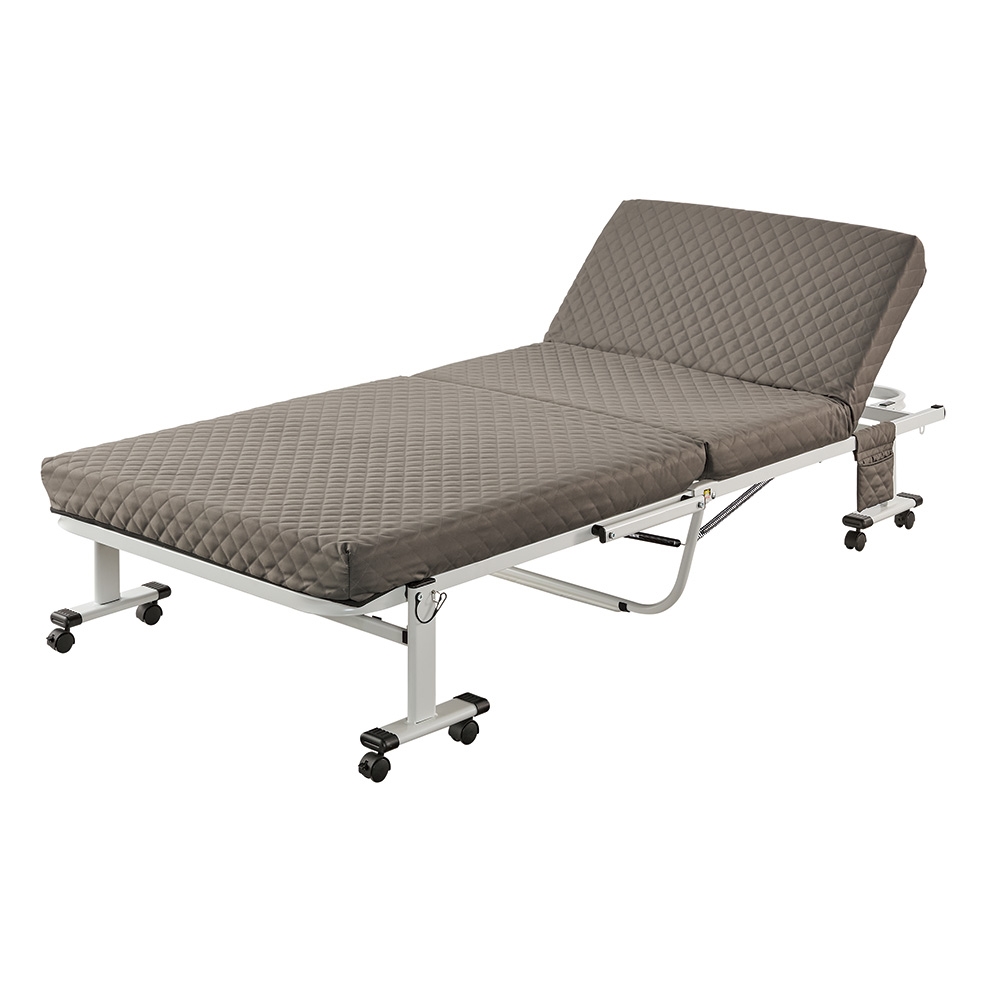 組立不要 立ち座りしやすい折りたたみリクライニングベッド リクライニングベッド ベッド 626811
