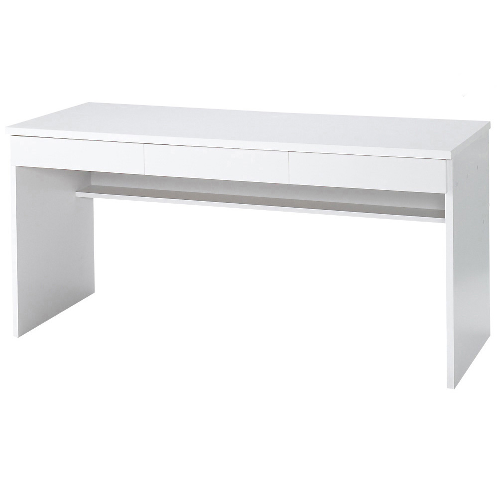 引き出し付き 光沢仕上げアーバンデスクシリーズ デスク 幅150cm オフィス 事務 書斎机 机 627020