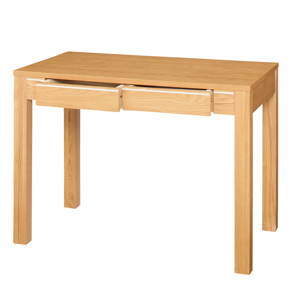 天然木アルミラインシリーズ デスク 幅100cm オフィス 事務 書斎机 机 627101