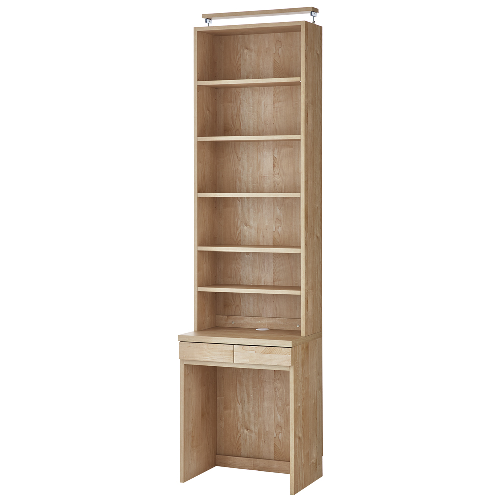 ホームライブラリーシリーズ デスク 幅60cm 突っ張りタイプ オフィス 事務 書斎机 ホームオフィス家具 627112