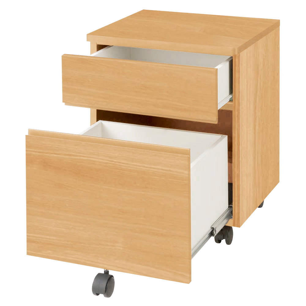 ジャストフィットするデスクシリーズ サイドチェスト サイド 脇机 机 627124