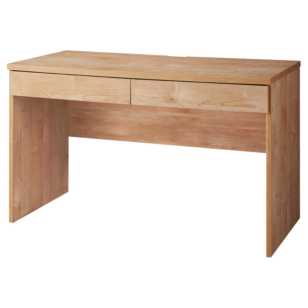 天然木調 配線すっきりデスクシリーズ デスク・幅120奥行60cm オフィス 事務 書斎机 机 627205