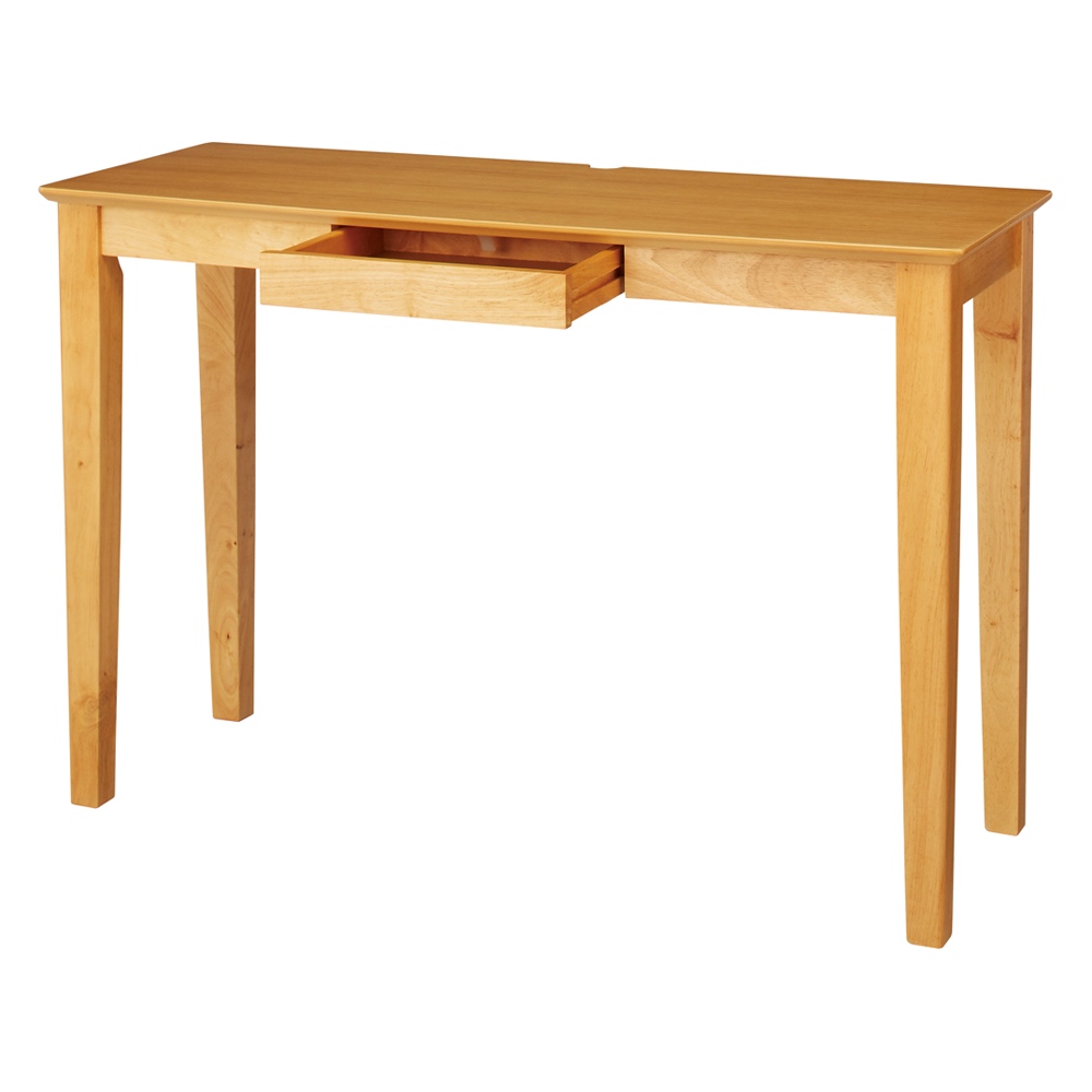 現代の住宅事情にぴったりサイズ!天然木デスク 幅110奥行40cm オフィス 事務 書斎机 机 627220