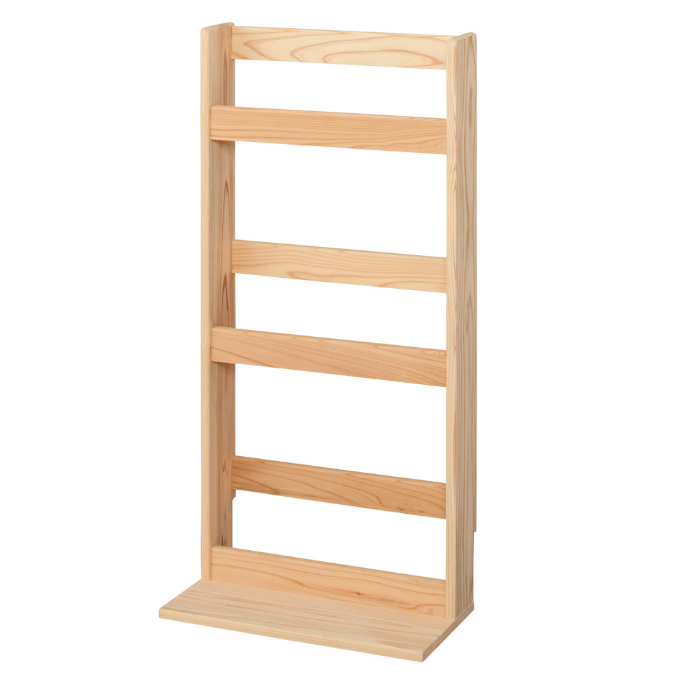 ≪幅40cm≫ 国産杉の収納ラックシリーズ 絵本収納ラック 絵本ラック 絵本棚 キッズ ベビー 627308