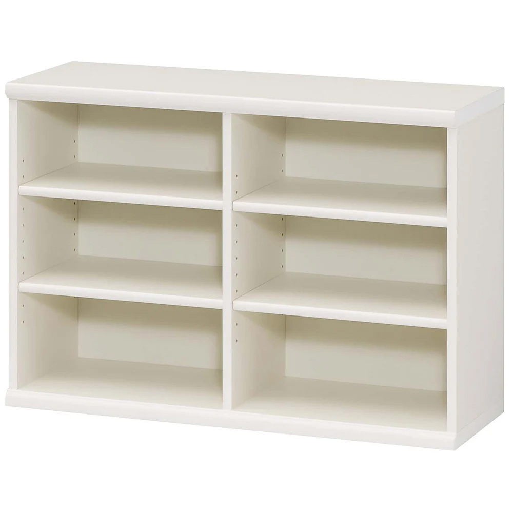 棚位置が全て選べるオープン本棚 幅86.5cm高さ60cm コミックラック 本棚 ラック シェルフ 627604