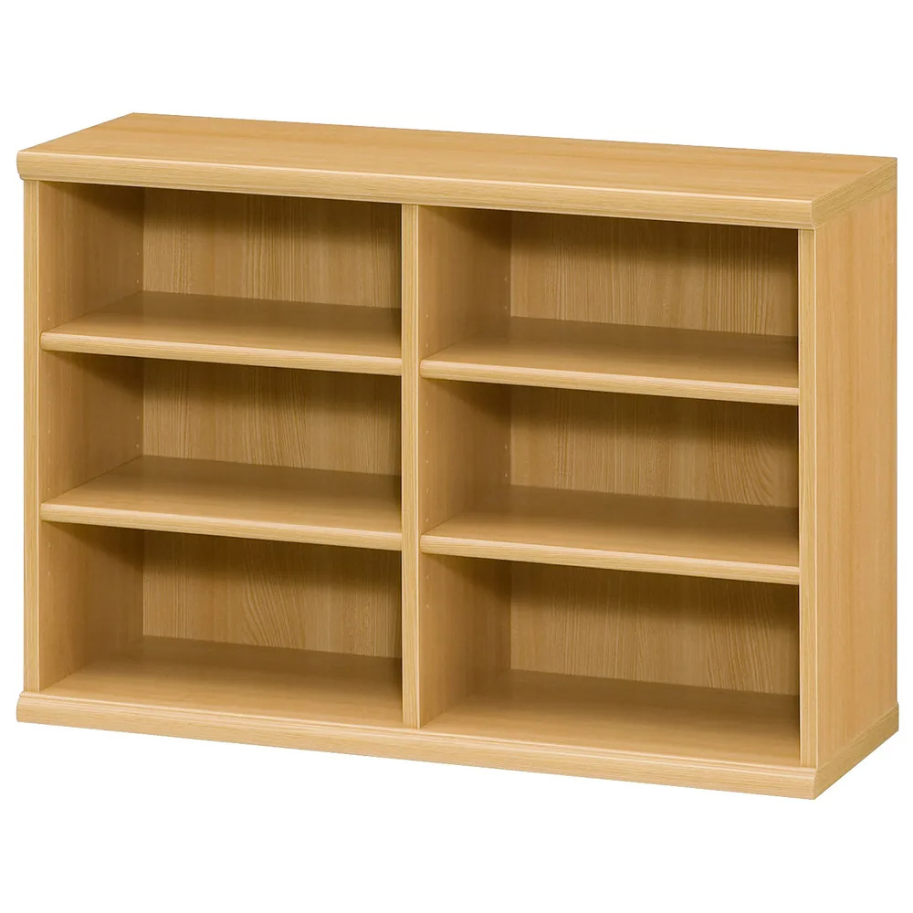 棚位置が全て選べるオープン本棚 幅86.5cm高さ60cm コミックラック 本棚 ラック シェルフ 627604