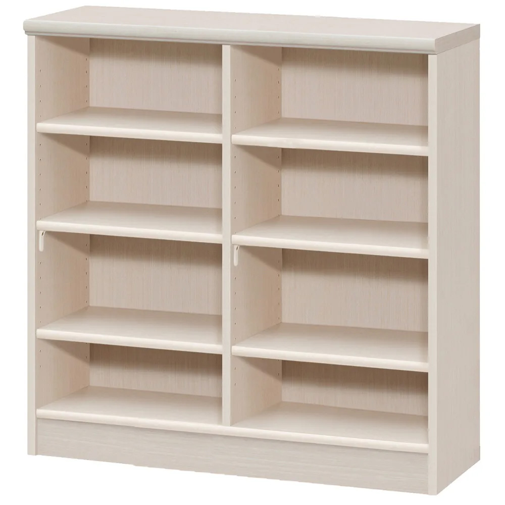 棚位置が全て選べるオープン本棚 幅86.5cm高さ88.5cm コミックラック 本棚 ラック シェルフ 627609