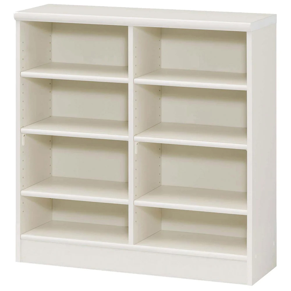 棚位置が全て選べるオープン本棚 幅86.5cm高さ88.5cm コミックラック 本棚 ラック シェルフ 627609