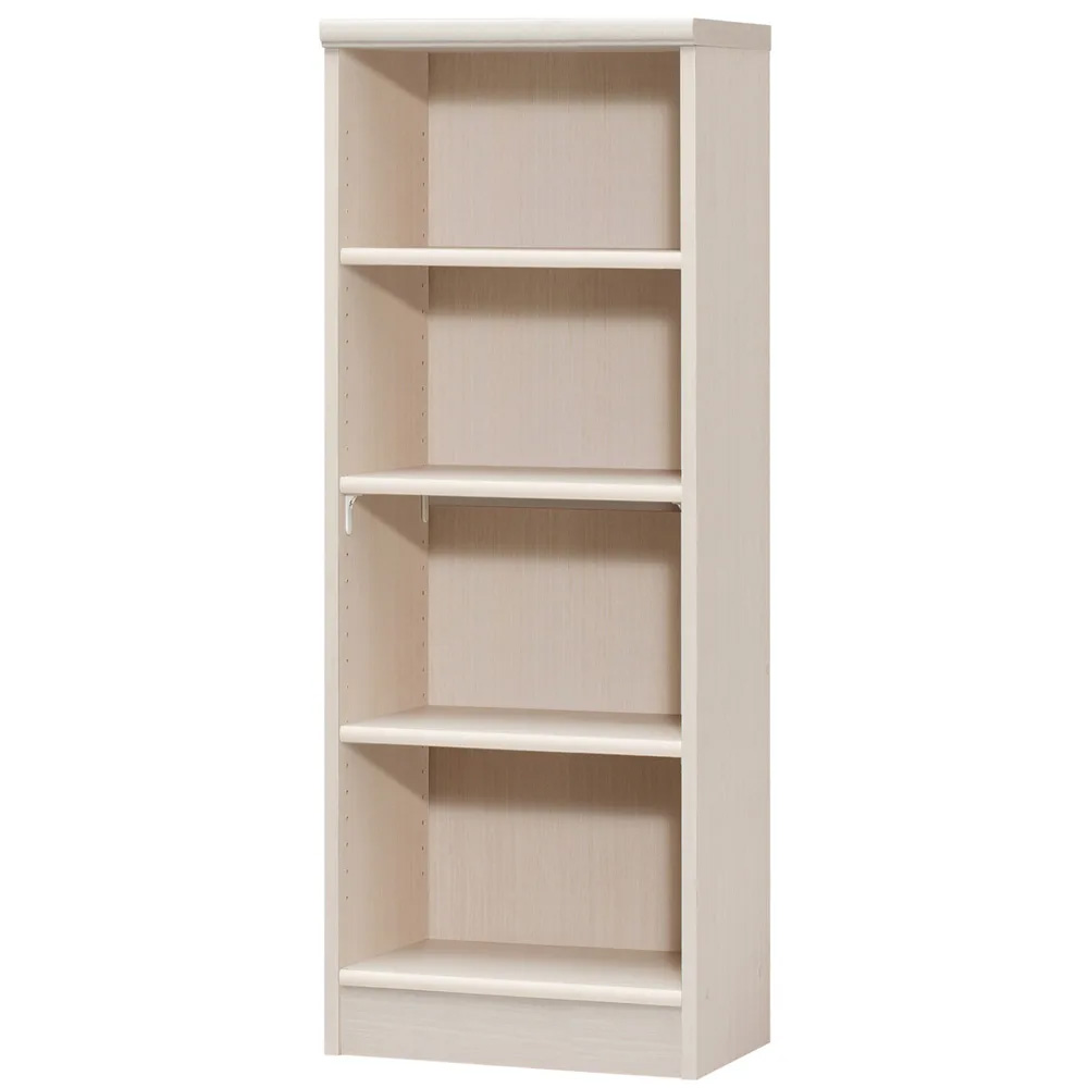 棚位置が全て選べるオープン本棚 幅44.5cm高さ117cm コミックラック 本棚 ラック シェルフ 627612