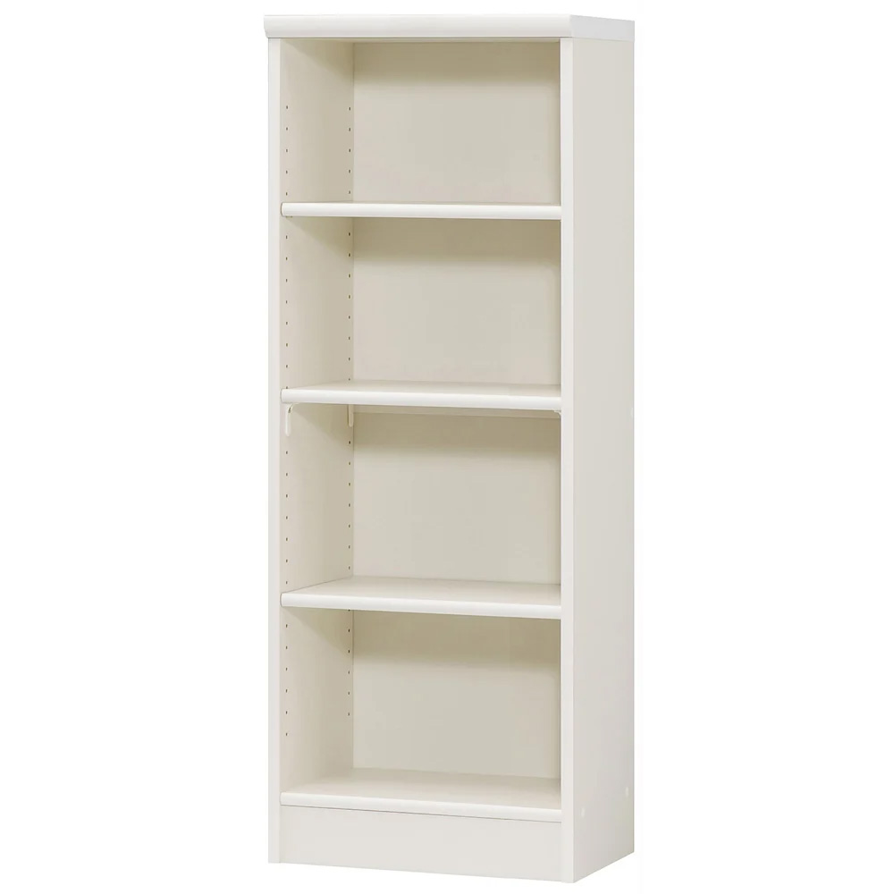 棚位置が全て選べるオープン本棚 幅44.5cm高さ117cm コミックラック 本棚 ラック シェルフ 627612