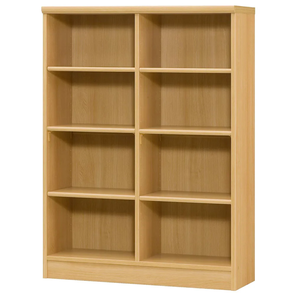 棚位置が全て選べるオープン本棚 幅86.5cm高さ117cm コミックラック 本棚 ラック シェルフ 627614