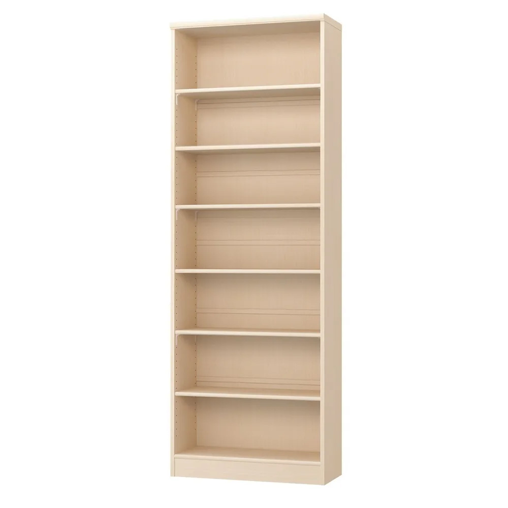 棚位置が全て選べるオープン本棚 幅69.5cm高さ200cm コミックラック 本棚 ラック シェルフ 627627