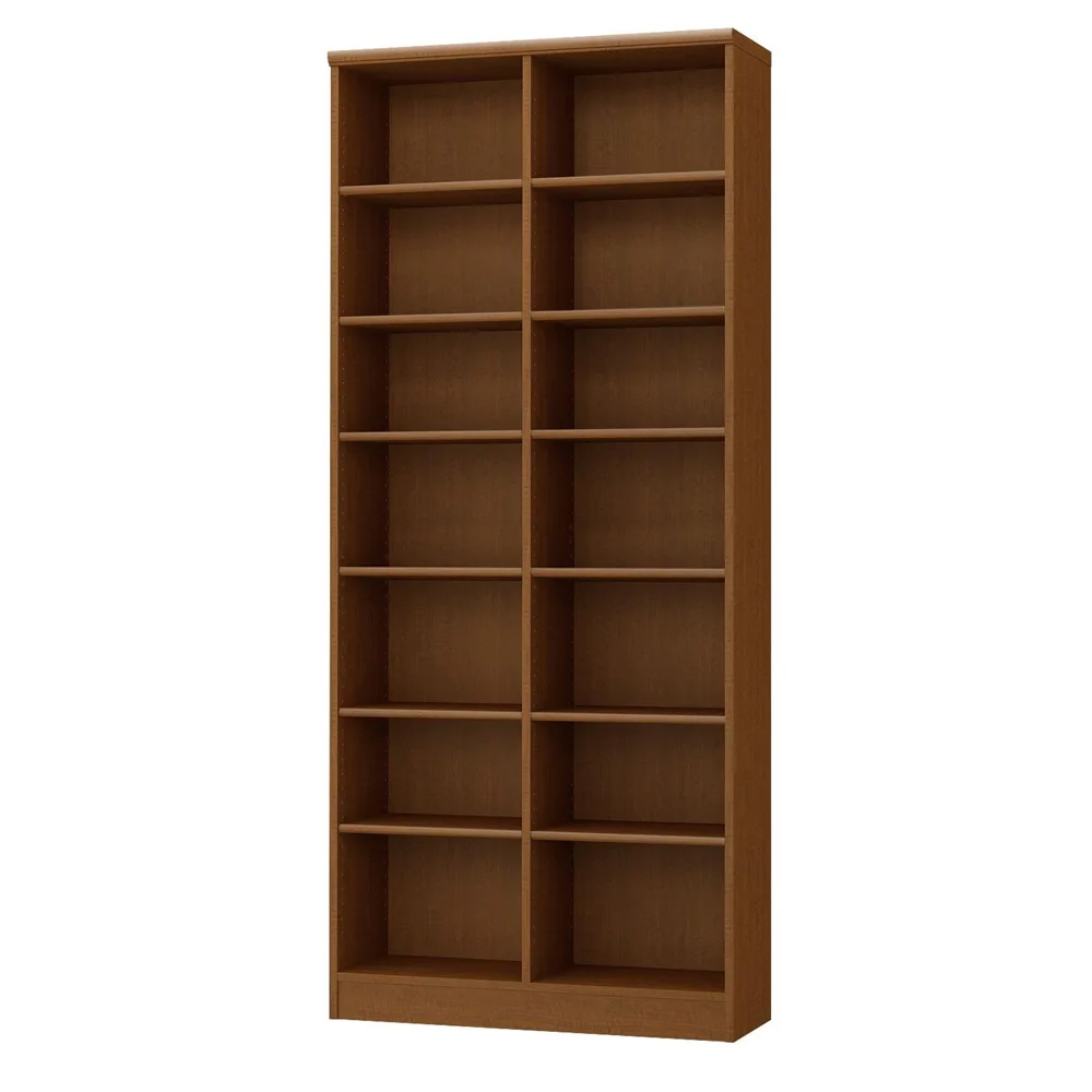 棚位置が全て選べるオープン本棚 幅86.5cm高さ200cm コミックラック 本棚 ラック シェルフ 627628