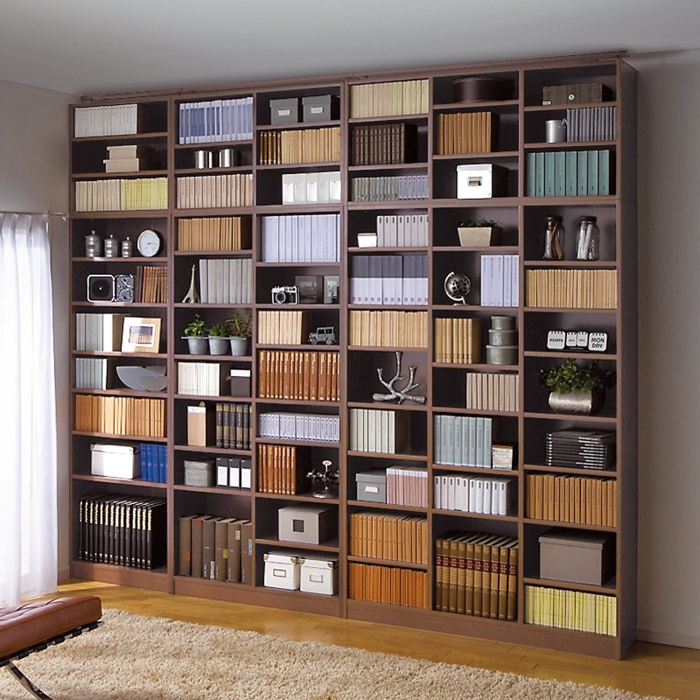 天井突っ張り式壁面ラック オープンタイプ上置き付き 幅90奥行20本体高さ235cm 突っ張り収納 ラック 本棚 シェルフ 628002