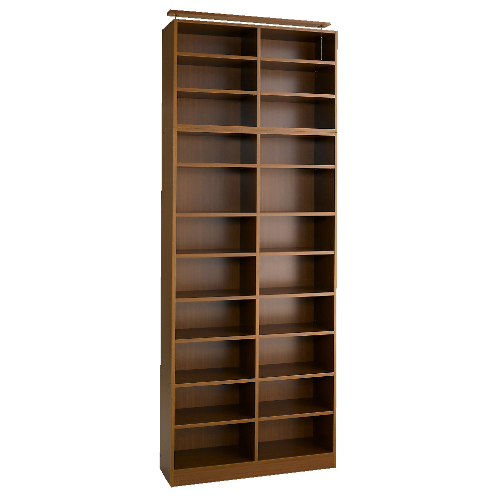 天井突っ張り式壁面ラック オープンタイプ上置き付き 幅90奥行30本体高さ235cm 突っ張り収納 ラック 本棚 シェルフ 628005