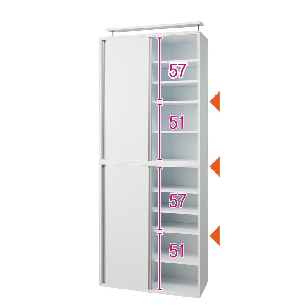 大量収納が自慢の引き戸式本棚 幅120本体高さ228cm 奥行40cm CD DVDラック 本棚 ラック シェルフ 628036