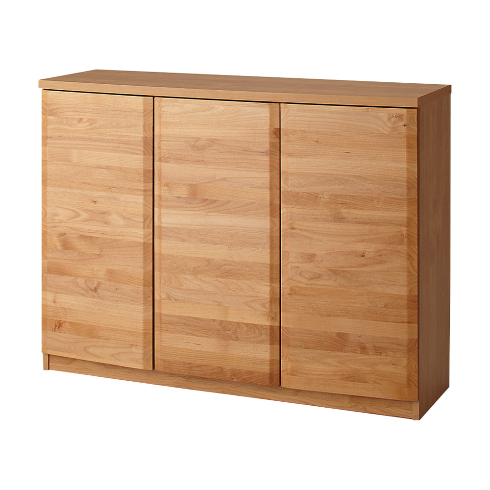 アルダー天然木 アールデザインブックシェルフ 幅120.5高さ90cm 本棚 ブックシェルフ 書棚 ラック シェルフ 628157